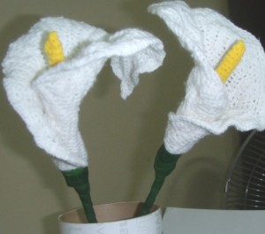Crocheted Calla Lily Crocheted Calla Lily