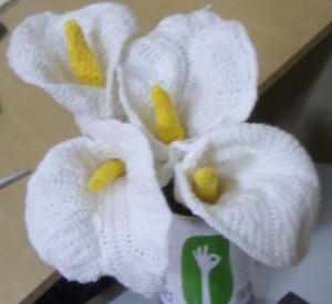 Crocheted Calla Lily Crocheted Calla Lily