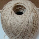 beige synthetic yarn whole