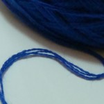blue-yarn strand