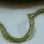 green yarn strand